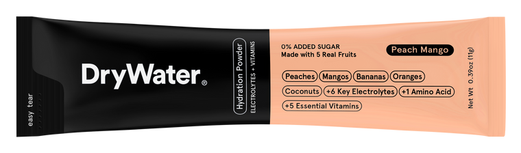 DryWater Peach Mango (12 Sticks)