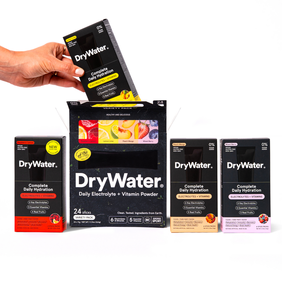 DryWater Variety Pack (24 Sticks)