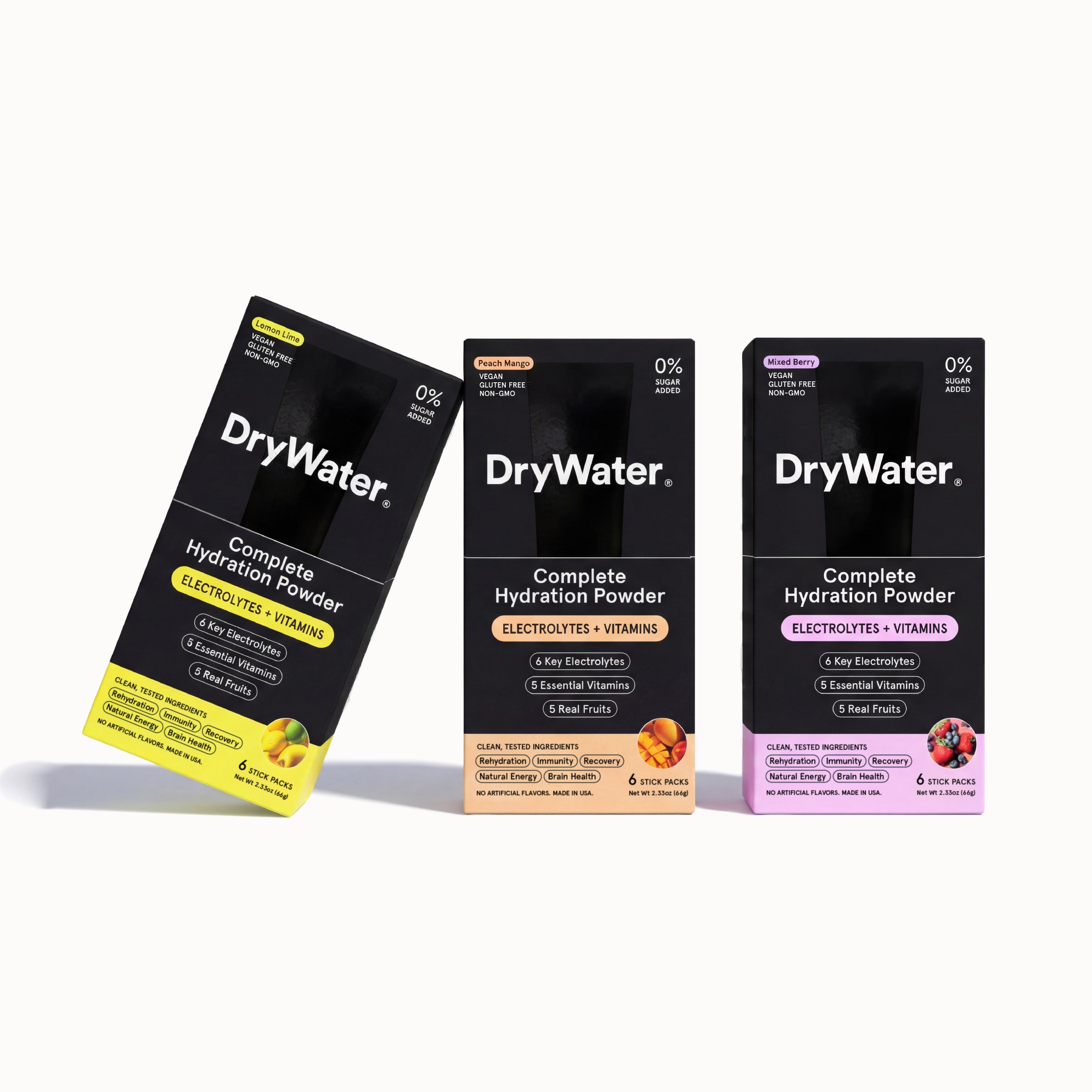 DryWater Variety Pack (18 Sticks)